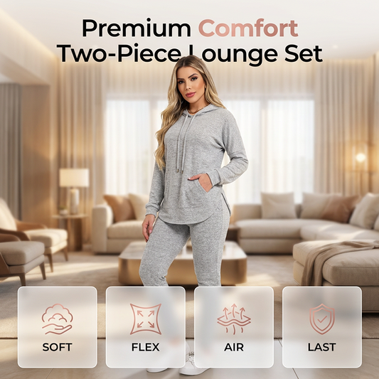 🌸💖 Cozy Matching Style, Easy Everyday Fit | Women's Hooded 2-Piece Set