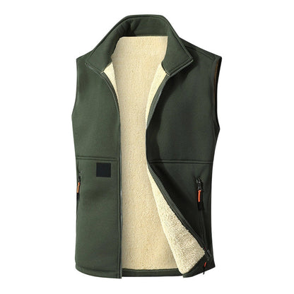🖤Black Friday Sale:50% OFF🖤 ❄️Unisex Winter Plush-Lined Warm Vest – Cozy, Lightweight, Perfect for Layering in Cold Weather