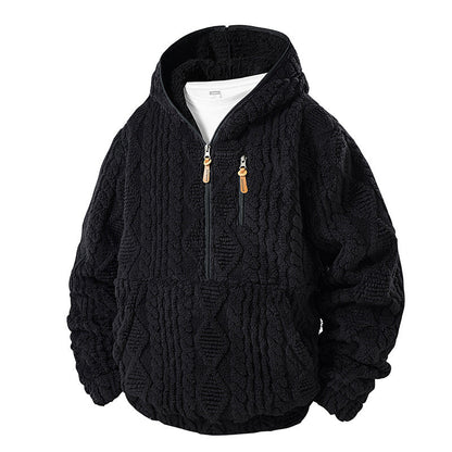Men's Cable Knit Hoodie — Winter Warm 🧥