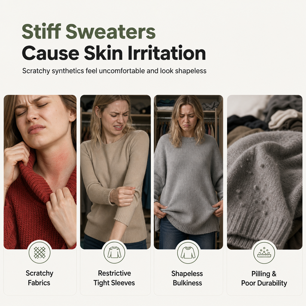 💖Black Friday Mega Deal – 50% off!💖🌸Women's Solid Color Knit Pullover Sweater