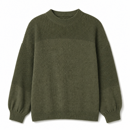 💖Black Friday Mega Deal – 50% off!💖🌸Women's Solid Color Knit Pullover Sweater