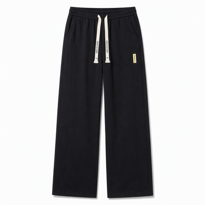 👖 Men's Loose Fit Straight Leg Sweatpants Thick Casual Wide Leg Sports Pants for Autumn and Winter