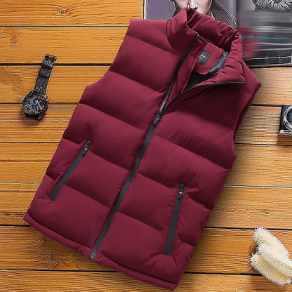 ⏰ Seasonal changeover sale: 50% off – quality at half the price! ✨Men's Classic Stand Collar Padded Vest