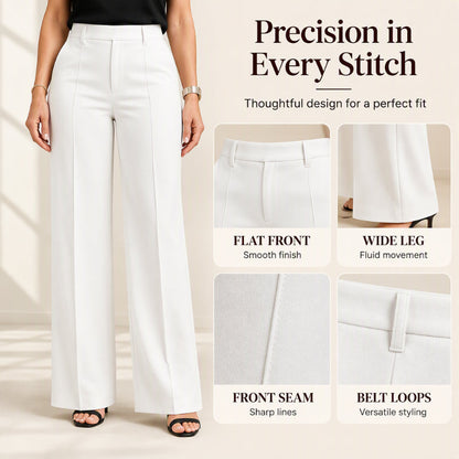 💖Black Friday Mega Deal – 50% off!💖 ☕Women's High-Waisted Wide-Leg Dress Pants