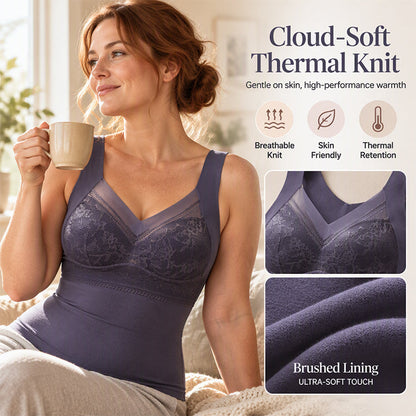 🔥Thermal Camisole with Built-In Bra – Slim Fit, Warm & Supportive